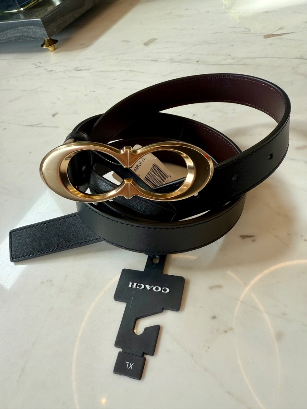 New COACH Women's Signature Buckle Belt XL - Picture 16 of 16